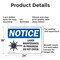Signmission Radiation & Laser Sign, 18 in H x 24 in W, Aluminum, Rectangle OS-2PACK-NS-A-1824-L-15880 - alternate 5